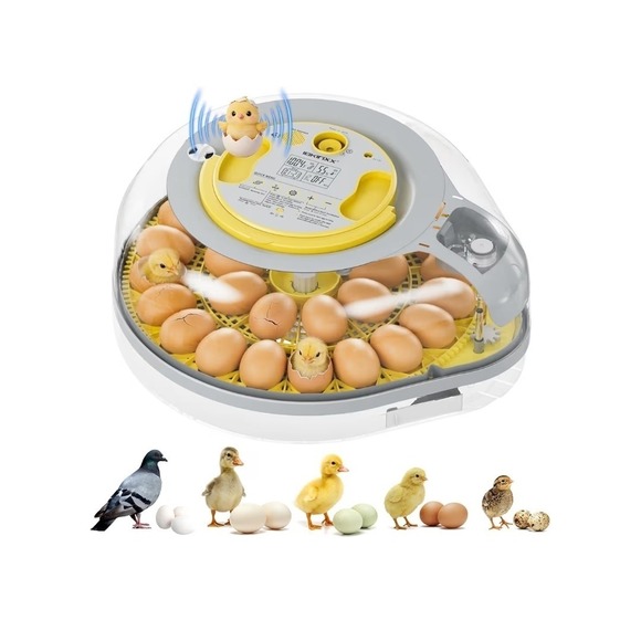 The Unbranded Brand Other - 26 Egg Smart Incubator VOICE CONTROL Auto Turning Temp Digital Poultry Hatcher